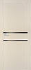 Межкомнатная дверь PX-18 AL кромка с 4-х ст. Бежевый матовый